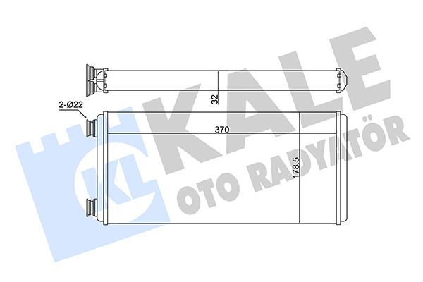 KALORİFER PETEĞİ MAN TGA TGS TGX TGL KALE 353840