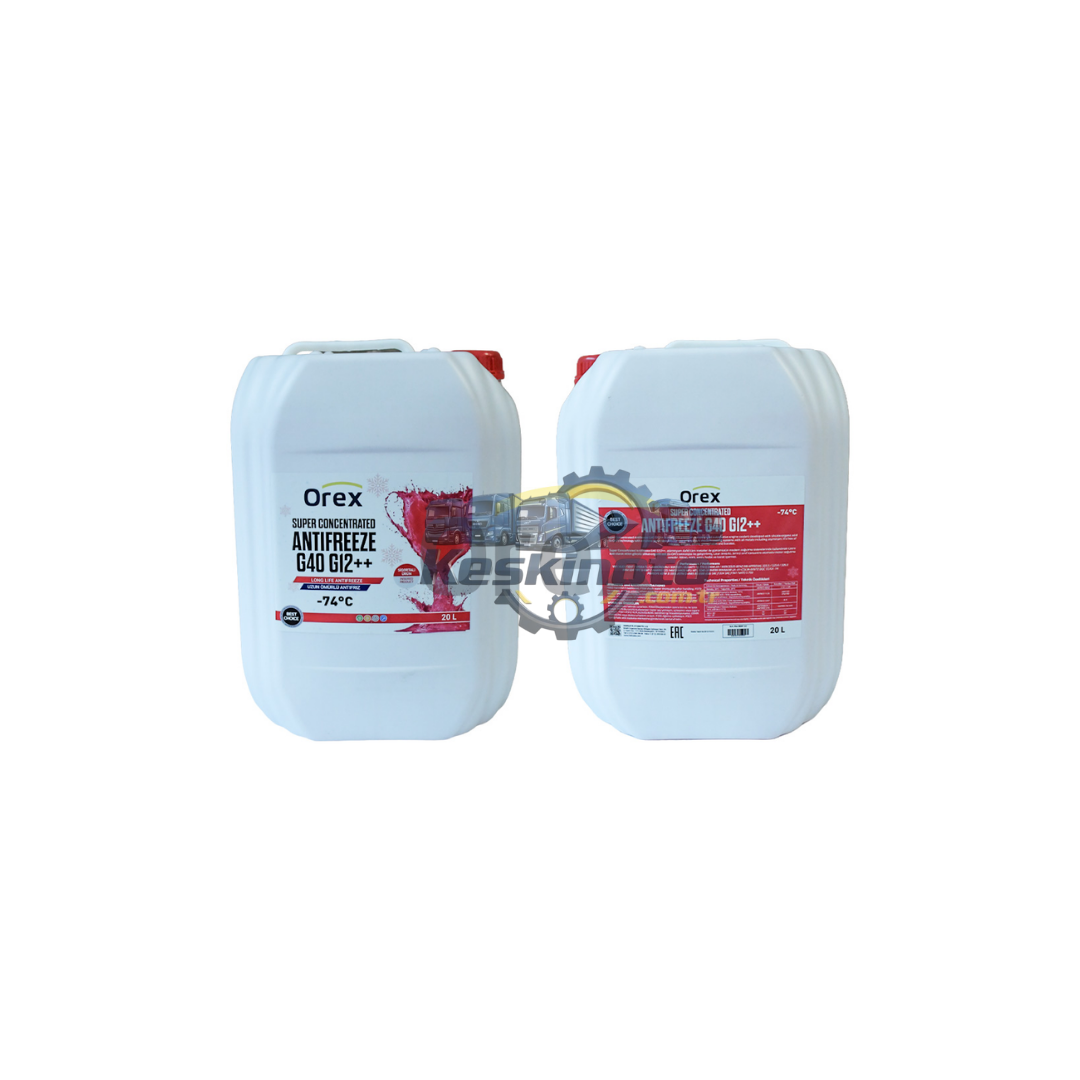Yağlı Antifiriz Premium G40 - G12++ (774G) 20 Lt -74° EURO6 ÖZEL ANTİFİRİZ