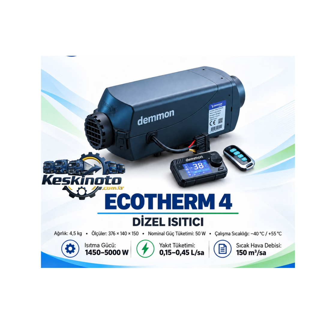 DEMMON ECO THERMON 4 12VOLT 5 KW ( ARAÇ ISITICI)